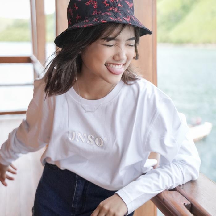 Jiniso - Fuji Crop Top Jnso Undercover Oversize T-Shirt|Lengan Panjang Official