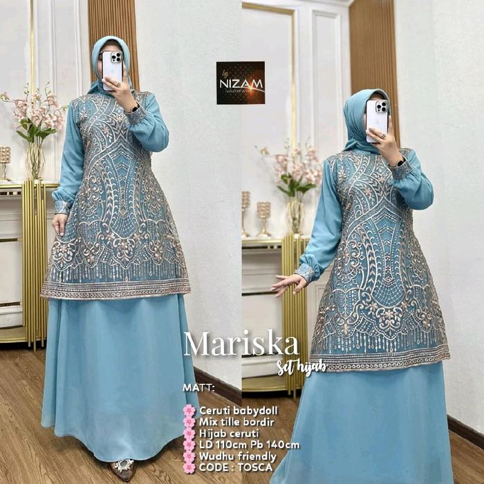 gamis. MARISKA   set hijab