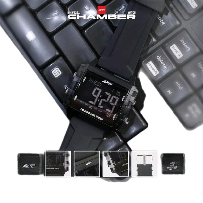 JAM TANGAN AREI OUTDOORGEAR DIGITAL PRIA CHAMBER ORIGINAL