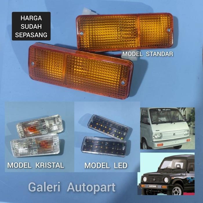 Lampu Sen Bemper Suzuki Carry Extra Jimny Katana Model Standar Kristal Led