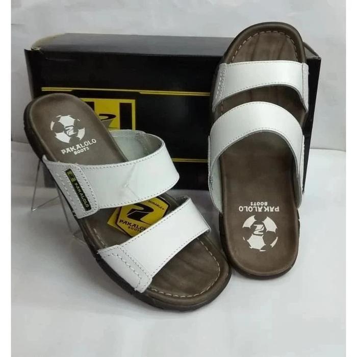COD PAKALOLO BOOTS N2353 N0933 SANDAL PRIA PAKALOLO ORIGINAL BAHAN KULIT ASLI | Hot Item - PUTIH, 39