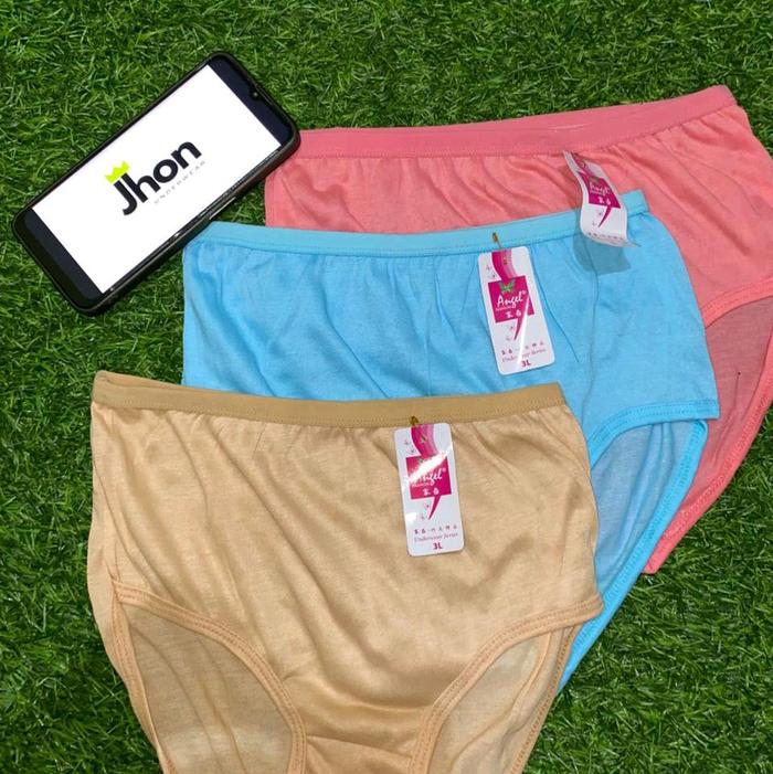 6pcs celana dalam wanita// jistring/bahan katun pe