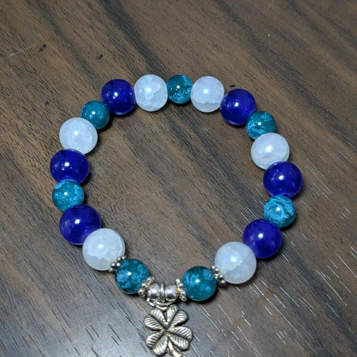 Gelang asesoris manik-manik mutiara kristal premium