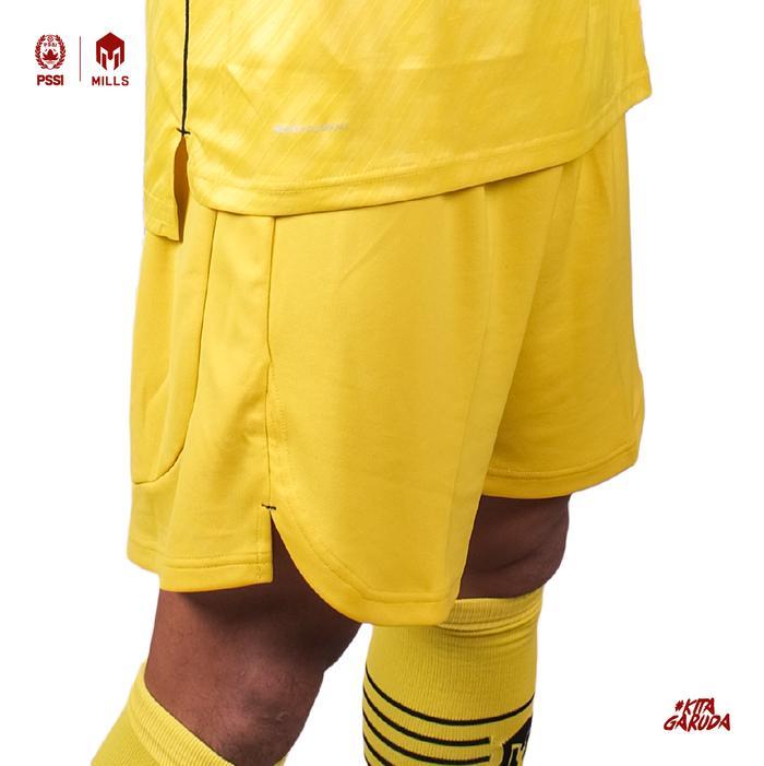 Mills Celana Timnas Indonesia Football Short Away Gk 3114Ina Yellow