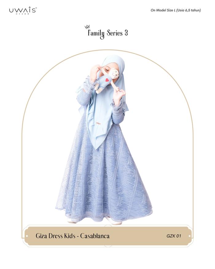 Giza Dress Kids by Uwais - Gamis Anak - Gamis Anak Perempuan Terbaru//