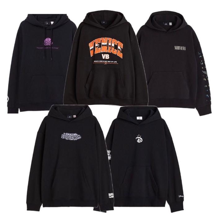 HNM NEW SPIRIT BLOSSOM VENICE NIRVANA SPIDERMAN DISNEY HOODIE SWEATER