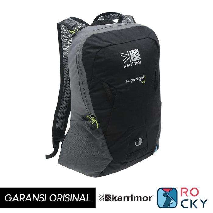 Tas Ultralight Karrimor Superlite 10L Trail Running Backpack - Black