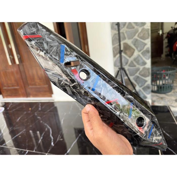 NEW!! READY!! TUTUP KNALPOT VARIO NEW CARBON FORGED DAN MONCONG VARIO FORGED ▪tutup knalpot vario ca