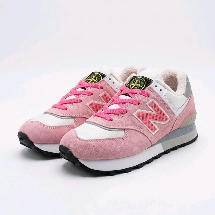 NB 574 Stone Island "pink"