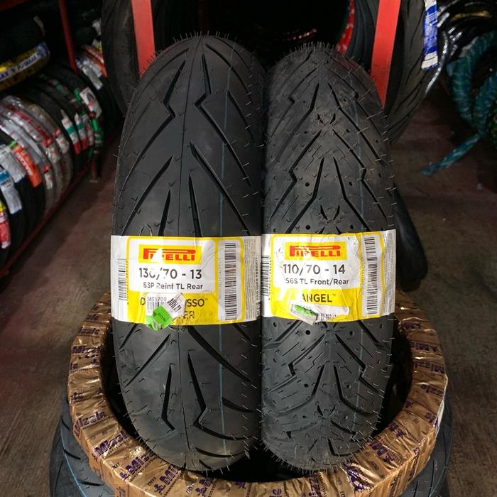 Sepaket Pirelli PCX160 110/70-14 130/70-13 Pirelli pcx160 paket ban pcx160 pirelli tubeles