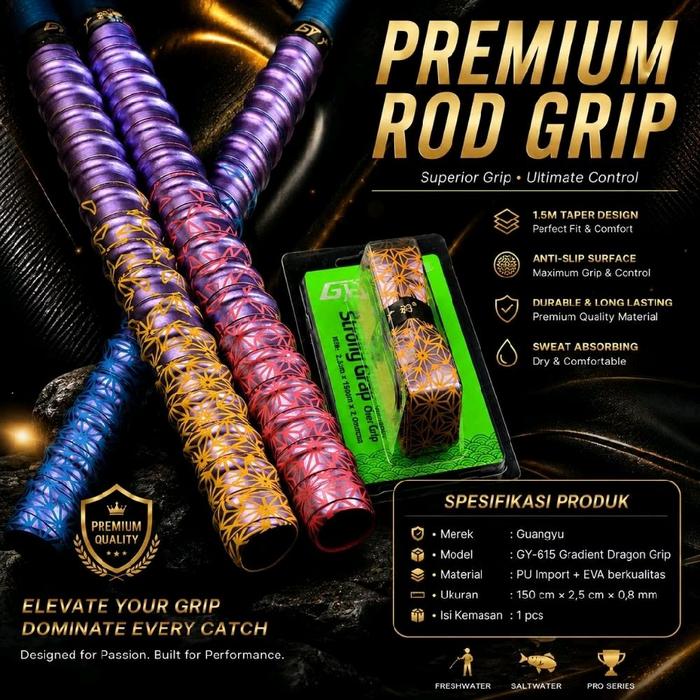 ROD GRIP PREMIUM GRIP JORAN TEGEK RAKET PADLE GRIP ANTI LICIN [AJ08]