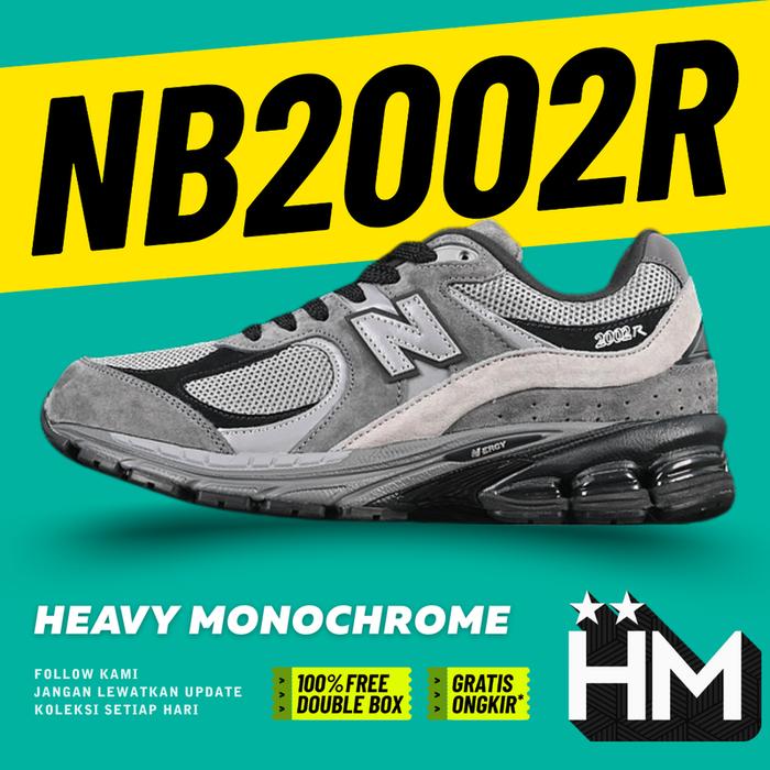 NB Balance 2002R Castlerock Shadow Grey Black Sneaker M2002RCL (Size 36-46.5)