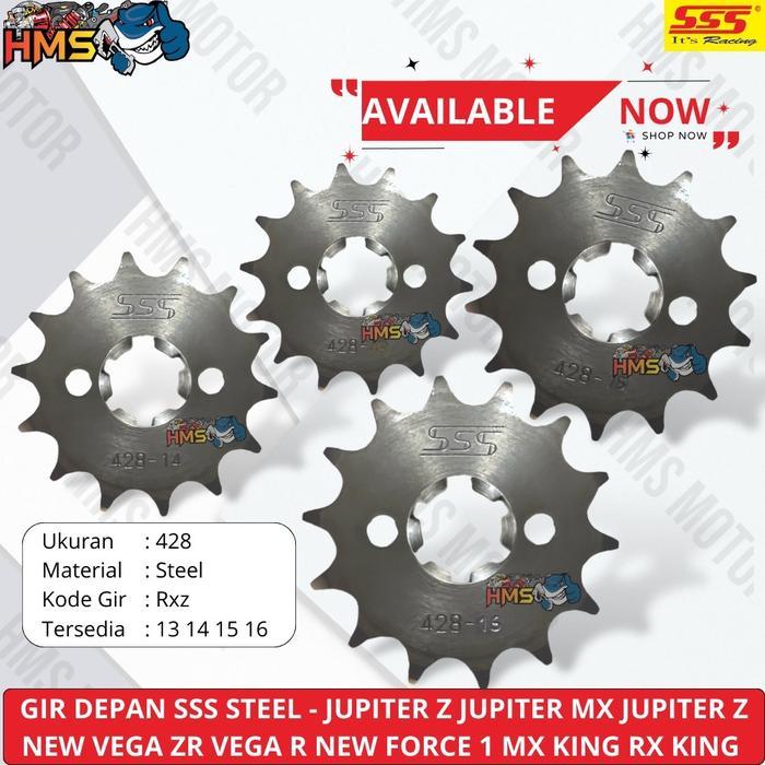 GIR GEAR DEPAN SSS 428 NINJA RR NINJA R VIXION VIXION OLD VIXION NEW NVA R15 V2 V3 BYSON XABRE KLX D
