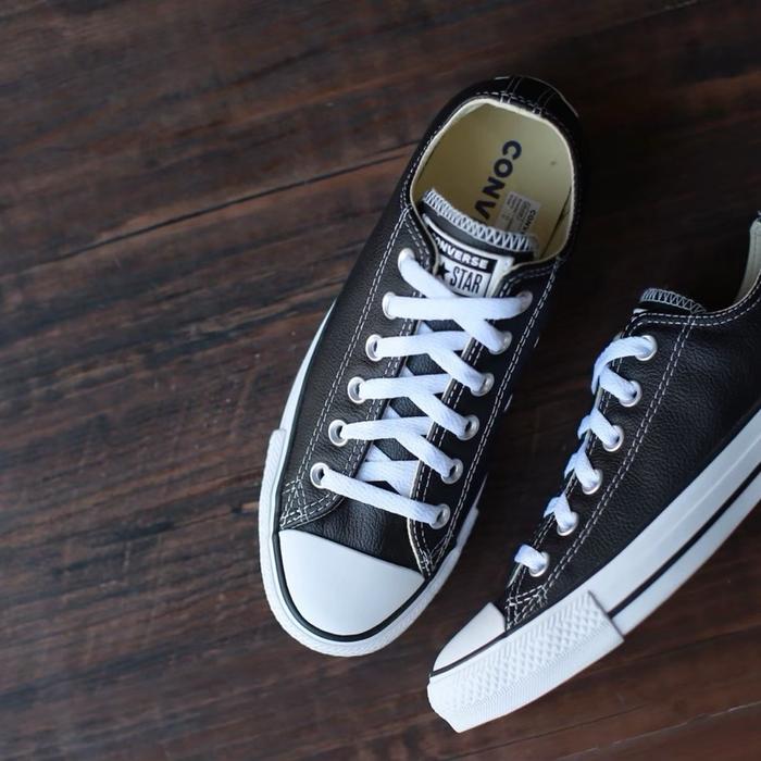 Sepatu Sneaker CTAS Ox Black Leather White