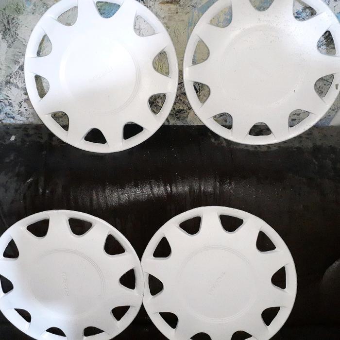 wildop velg mobil model mazda Ring 13 bahan fiber glas pemasangan gampang pake ripet atw baud tengah