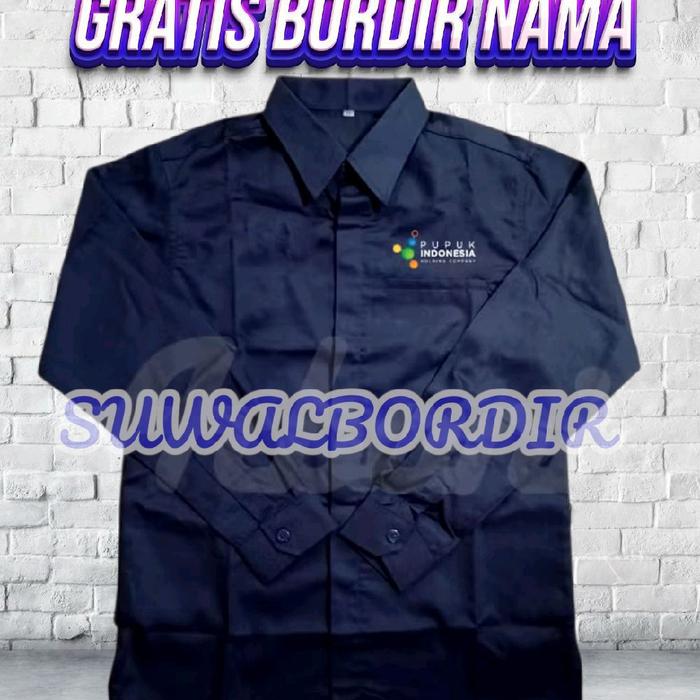 SERAGAM PUPUK INDONESIA KEMEJA PUPUK INONESIA KEMEJA KERJA PUPUK INDONESIA ATASAN BAJU PUPUK INDONES
