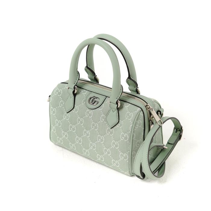 Tas GUCCI OPHIDIA SHW MINT CANVAS MINI DUFFLE BAG WITH LS 100% ORIGINAL