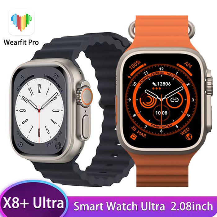 2.08 Inch 49mm X8+ Ultra Smartwatch Bluetooth Call NFC Waterproof