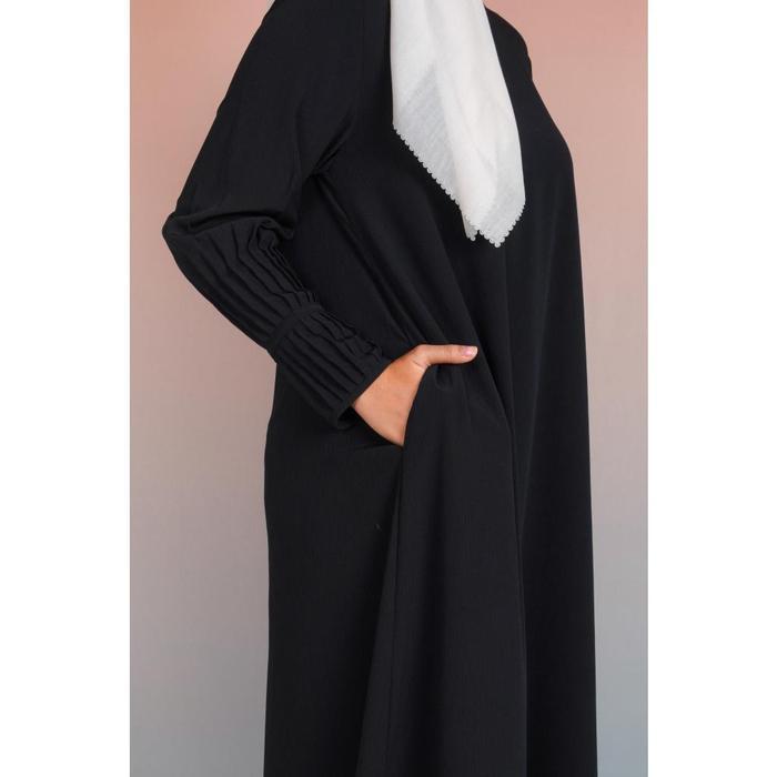 Diskon Elzata Gamis Manset Lipit Crinkle
