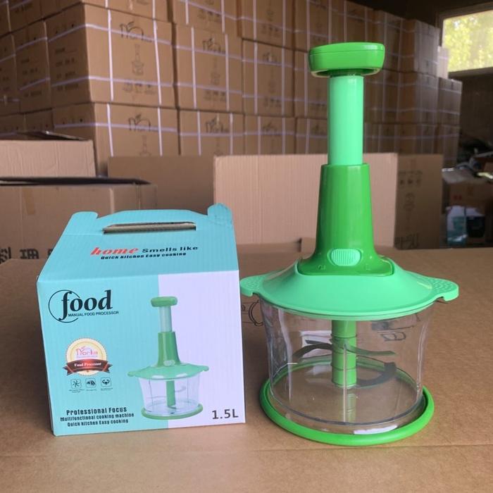 Chopper Blender Manual Pemotong Manual Pencacah Penggiling Daging Alat Pencacah Penggiling Daging Ma