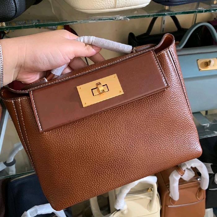 tas wanita K2424 size 21 kulit asli No brand
