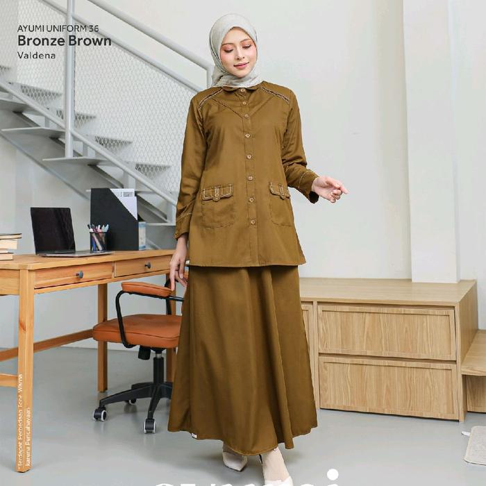 Gamis Ayumi Uniform Ethica/Gamis Single Ethica terbaru 2026