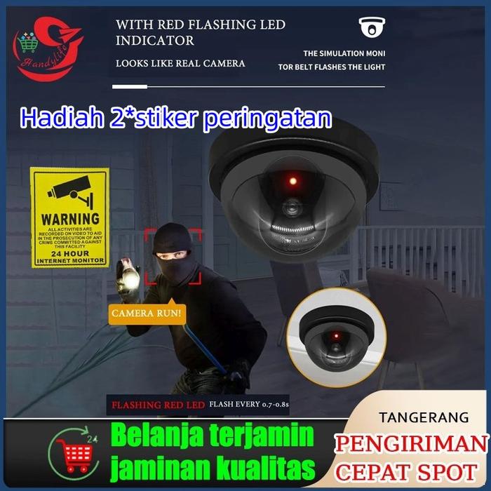 (Kamera Camera Simulasi Replika)CCTV Palsu Dummy Fake Tiruan