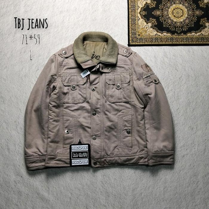 jaket parka military tbj jeans original 100% size L