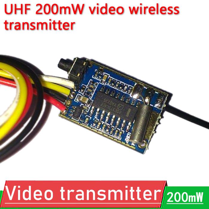 DYKB UHF 200mW 16 Channel Audio Video Transmitter UHF TV Signal
