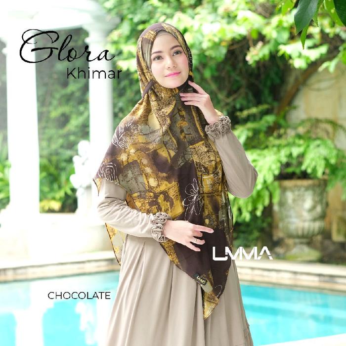 Khimar glora umma syari/khimar antem tali/khimar ceruty/khimar tali motif