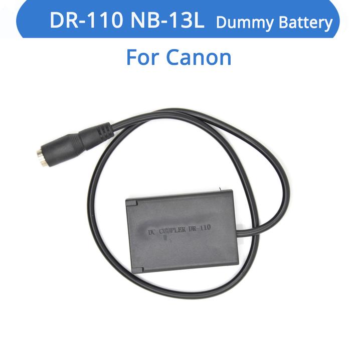 Dummy Battery NB-13L NB 13L DC Coupler DR-110 DR 110 Supply Fit For