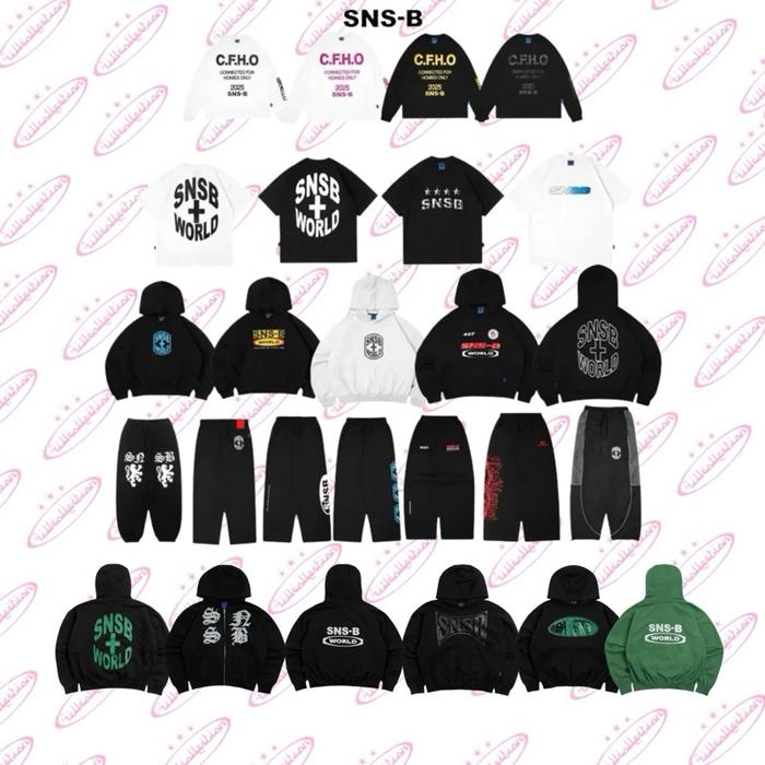 [ORIGINAL 100%] SNSB WORLD HOODIE/TSHIRT / TRACKPANTS/TRACKTOP