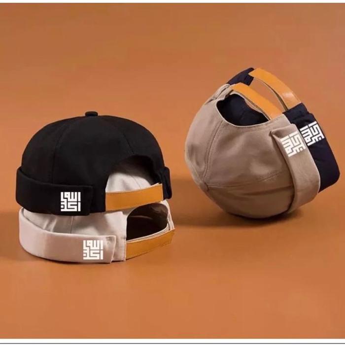 Topi Peci Miki Hat Subhanallah Kufi Kupluk Songkok Pria Mikihat Kopyah Bulat Dewasa Premium Distro K