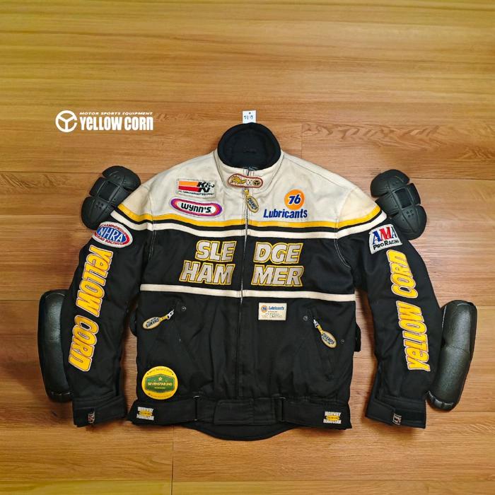yellow corn bikers Motorcycle touring jacket jaket