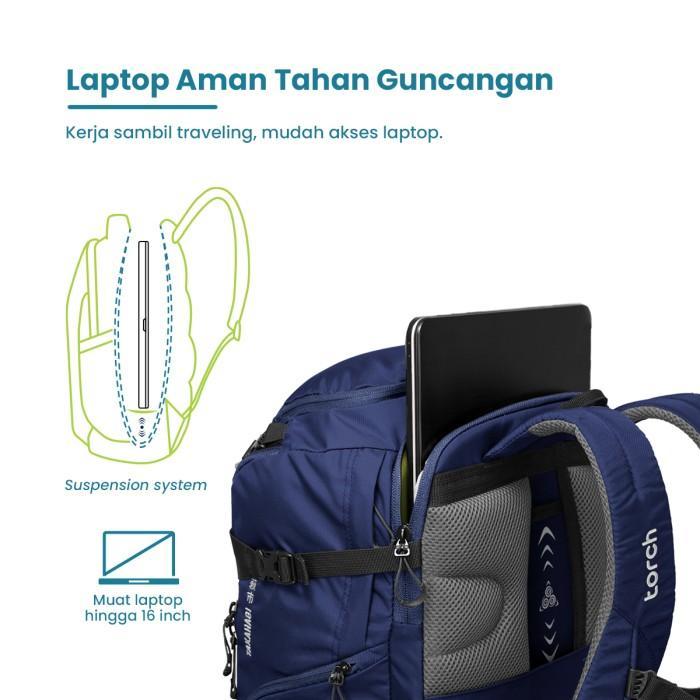 Torch Ransel Punggung 40 Liter Travelling - Travel Backpack Takahagi