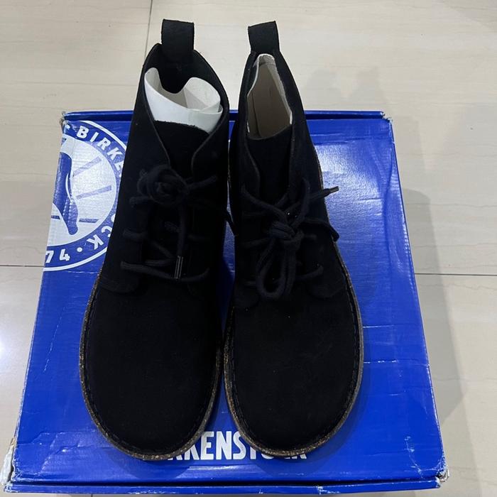 Birkenstock UPPSALA Mid Suede Leather Black 100% Original