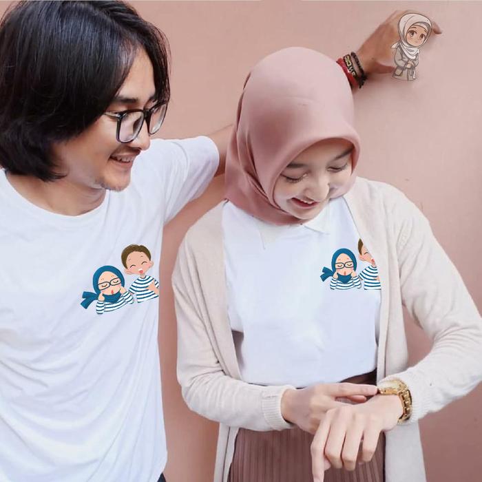 COUPLE SAMAWA baju kaos tshirt couple kembaran pasangan pacaran halal menuju pelaminan akad serasi k