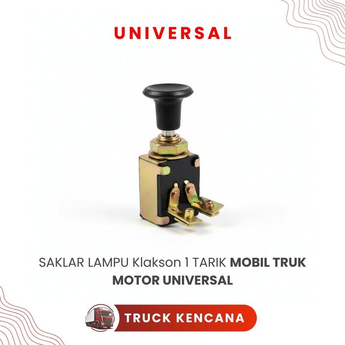 Saklar Klakson Switch Toggle Model Membal LAMPU Klakson 1 TARIK Mobil Truk Motor Hino Fuso Giga Truc