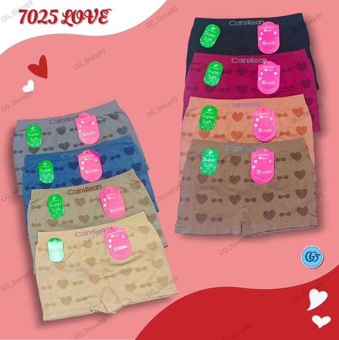CD Boxer Wanita CALNI KEAN / CD Calni Kean 7034 7025 model Segi Empat BOXER ( ISI per BIJI )