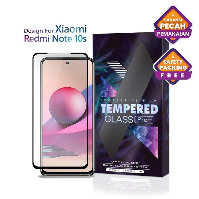Glass Pro XIAOMI REDMI NOTE 10S - Tempered Glass Full Cover - Not Hydrogel Anti Spy