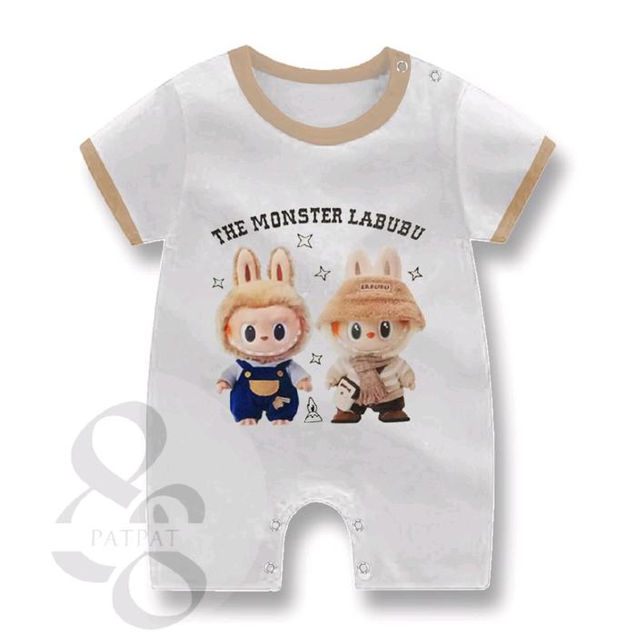 ROMPER LABUBU/ROMPER MOTIF LABUBU/ROMPER BAYI/ROMPER LUCU/ROMPER KEKINIAN/ROMPER BAYI LAKI PEREMPUAN