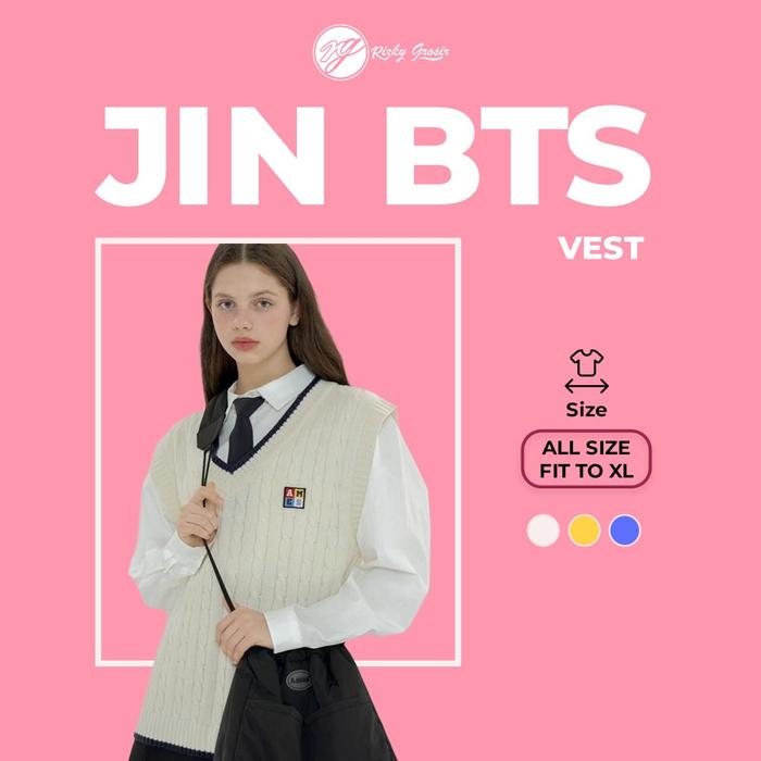 [BUKAN DP] BTS jin pick vest ames box / korean idol vest