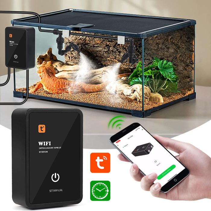 Intelligent Reptile Spray Humidifier With 360°Adjustable Spray Nozzle