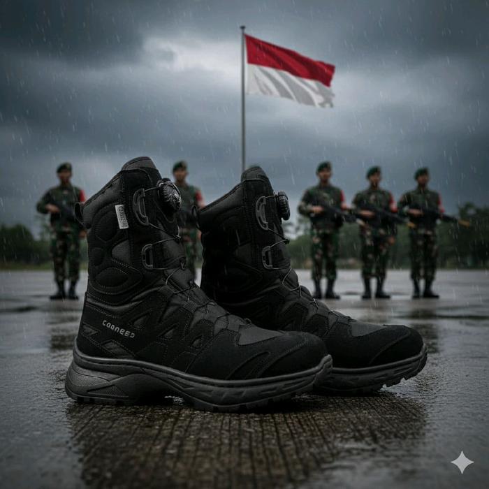 Sepatu PDL GRENGGER KULIT 8ic tali putar terbaru 2025 Shoes