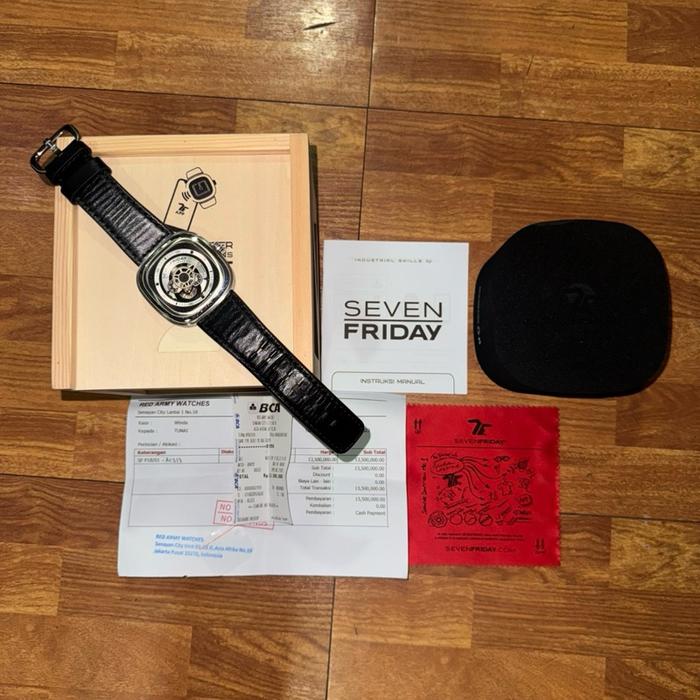 Jam Tangan Sevenfriday Seven Friday Original Second Seri SF-P1B/Q042 - ORIGINAL 100% - FULLSET BOX w
