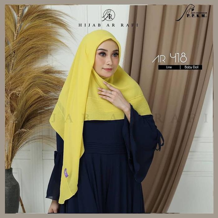 AR RAFI | Hijab AR 418 - Bahan Baby Doll