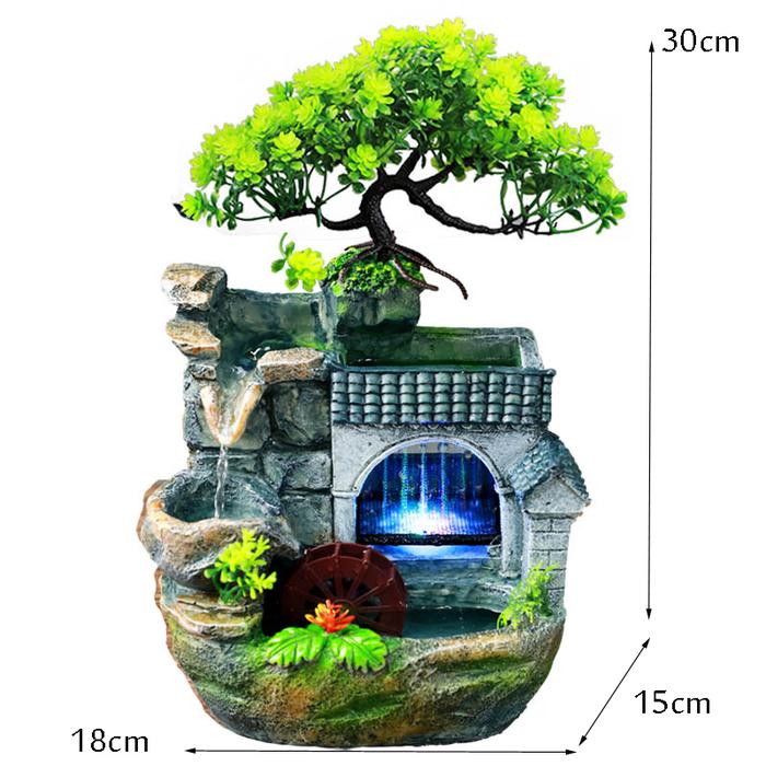 Tabletop Air Terjun Rockery Desktop Mini Hadiah