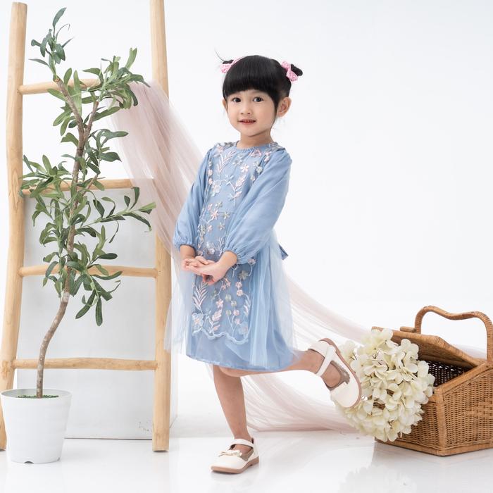 Delova Kids - GAMIS ZOYA Kids Gamis Muslim Anak Brukat Premium Oufit Modern Murah Couple Brokat Tile