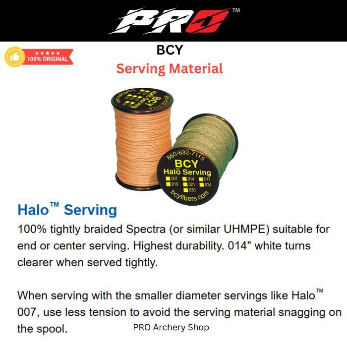 BCY BAHAN SERVING STRING BUSUR | TALI SERVING MATERIAL BCY | HALO | POWERGRIP | 3D | 62XS | 2X | 008
