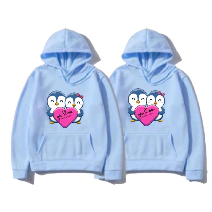 isi 2 pcs sweater hoodie couple/hoodie couple terbaru/sweater hoodie couple termurah/hoodie couple v